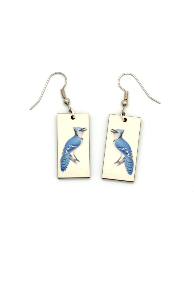 Blue jay outlet earrings